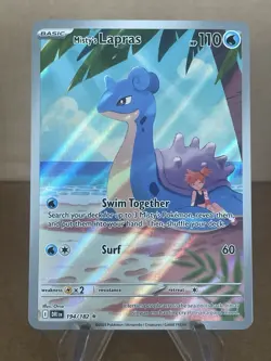 Pokemon TCG Destined Rivals Misty’s Lapras Illustration Rare 194/182 - Image 1