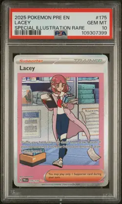 Lacey PSA 10 2025 Pokemon Prismatic Evolutions #175 - Image 1