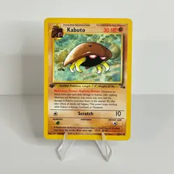 Kabuto 1st Edition Fossil Set 50/62 Common Pokemon TCG MP - Image 1