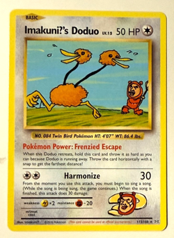 ImakuniU's Doduo 112/108 XY Evolutions Secret Rare Pokemon TCG - Image 1