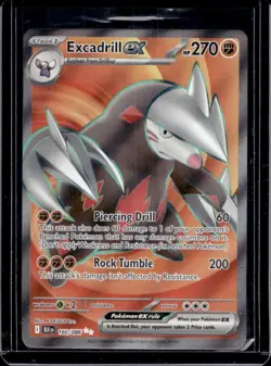 2025 Pokemon SV Black Bolt BLK EN Excadrill ex Ultra Rare #160/086 - Image 1