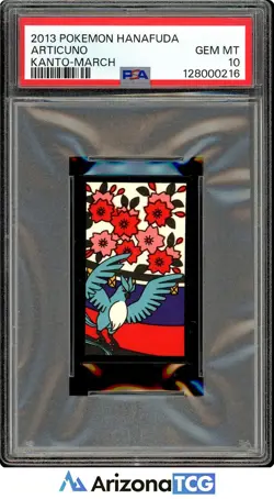 Pokemon 2013 Articuno Kanto-March Hanafuda GEM MT PSA 10 - Image 1