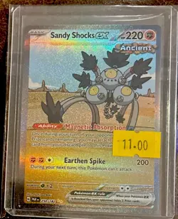 Pokemon Paradox Rift - SANDY SHOCKS ex Special Illustration Rare (250/182) - Image 1