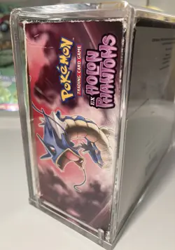Pokemon TCG EX Holon phantoms EMPTY Booster box with Acrylic Case - Image 3