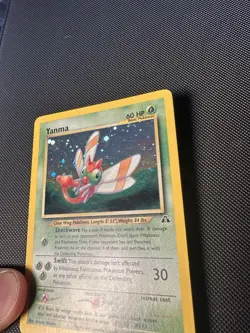 Pokemon TCG Yanma 17/75 Neo Discovery Holo Rare Vintage WOTC LP - Image 5