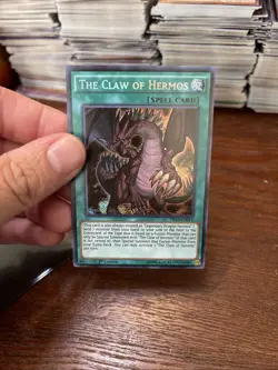 Yu-Gi-Oh the Claw of Hermos DRL2-EN013 Secret Rare 1st Edition LP Condition - Image 3