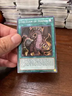 Yu-Gi-Oh the Claw of Hermos DRL2-EN013 Secret Rare 1st Edition LP Condition - Image 4