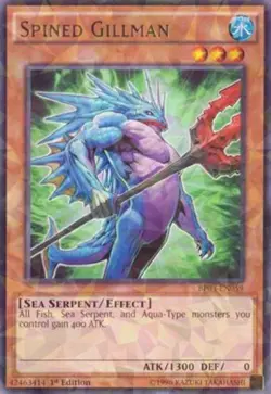 Yugioh! LP Spined Gillman - BP03-EN059 - Shatterfoil - 1st Edition Lightly Playe - Image 1