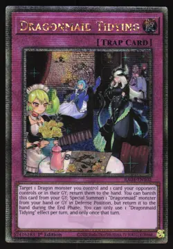 Dragonmaid Tidying - RA04-EN102 - Quarter Century Secret Rare - Yugioh - Image 1