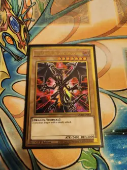 Yugioh! Red-Eyes Black Dragon MGED-EN003 Gold Rare 1st Edition NM - Image 1