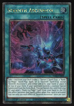 Seventh Ascension - RA04-EN098 - Quarter Century Secret Rare - Yugioh - Image 1