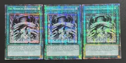 2025 YUGIOH MP25 1ST ED STARLIGHT RARE THE MONARCHS STORMFORTH X3 NM SET - Image 1