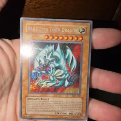 Blue-Eyes Toon Dragon MRL-000 Magic Ruler Unlimited ( DAMAGED) - Image 1