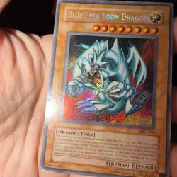Blue-Eyes Toon Dragon MRL-000 Magic Ruler Unlimited ( DAMAGED) - Image 2