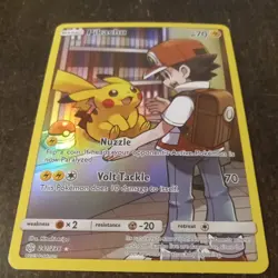 Pokemon TCG Sun & Moon Cosmic Eclipse Pikachu Card 241/236 Secret Rare Holo - Image 2