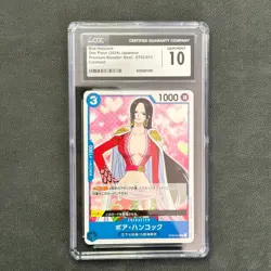 Boa Hancock - One Piece Card Game JPN. Premium Booster ST03-013 Common CGC 10 - Image 1