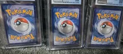 Pokemon Ash's Pikachu Promo Card Lot SM113 SM108 SM110 (3 Cards) Cgc 8.5 And 9 - Image 2