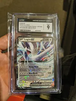 CGC 9 GEM MINT Lugia Ex 017/034 HOLO RARE Classic Collection Pokemon Card - Image 2