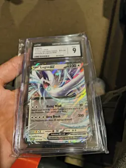 CGC 9 GEM MINT Lugia Ex 017/034 HOLO RARE Classic Collection Pokemon Card - Image 3
