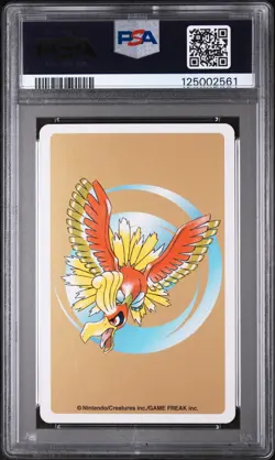 2000 POKEMON GOLD VERSION PLAYING CARDS 4 OF HEARTS #133 EEVEE PSA 10 - Image 2