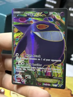 Gengar EX 114/119 XY Phantom Forces 2014 Full Art Holo Rare Pokemon Card TCG - Image 4