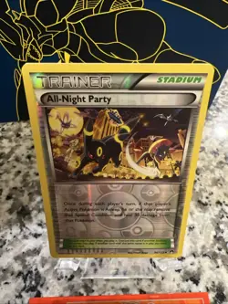 2016 Pokemon ALL-NIGHT PARTY Breakpoint REVERSE HOLO Umbreon XY Card 96/122 - Image 2