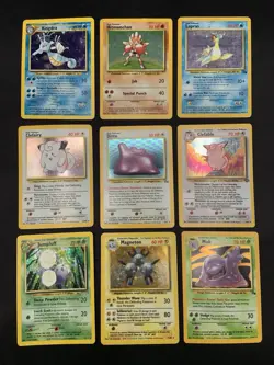 Vintage Pokemon Holo Rare Card Lot - WOTC Era Only Collection - 1999/2000 MP/HP - Image 1