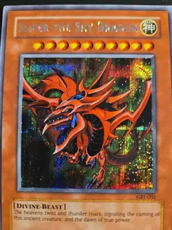 Yu-Gi-Oh GBI-001 SLIFER THE SKY DRAGON Secret Rare Card - Image 3