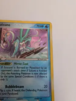 Suicune 4/17 Pop Series 2 Non Holo Pokemon Card 2006 - Image 4