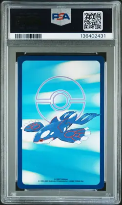 2003 POKEMON SAPPHIRE VERSION PLAYING CARDS 8 OF SPADES MACHOKE PSA 7 - Image 2