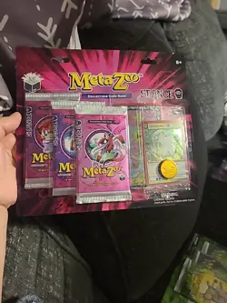 Metazoo Seance Sealed Blister Pack - 3 Packs - THE DEVIL Tarot Card + Promo Coin - Image 1