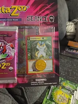 Metazoo Seance Sealed Blister Pack - 3 Packs - THE DEVIL Tarot Card + Promo Coin - Image 2