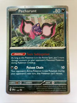 Pecharunt (Cosmos Holo) 149 - Sv: Scarlet & Violet Black Star Promo Cards (NM) - Image 1