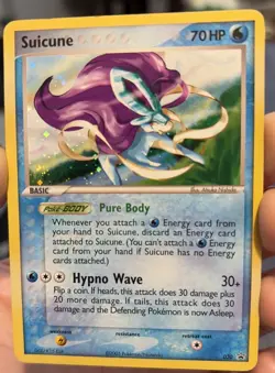Pokemon TCG Suicune Promo 030 Holo Rare Card - Image 3