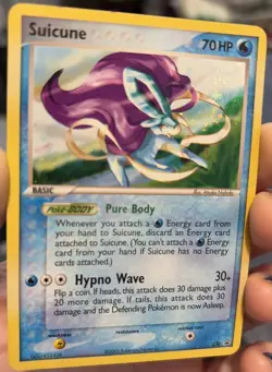 Pokemon TCG Suicune Promo 030 Holo Rare Card - Image 4