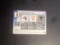 Pokemon Battle-e Card - Pokemon Sapphire & Ruby - Gentleman Nils - NM - Image 2