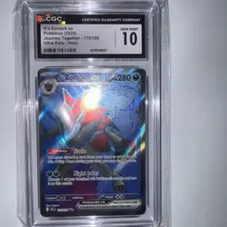 Pokemon N's Zoroark EX Holo Double Rare Trainer Card 175/159 Journey Together - Image 3