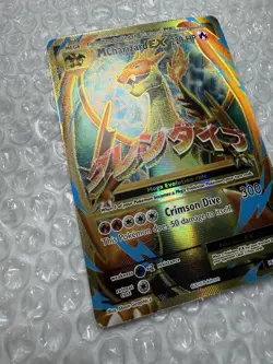 M Mega Charizard EX (Full Art) 101/108 Evolutions Holo Pokemon Card NM/M++ - Image 4