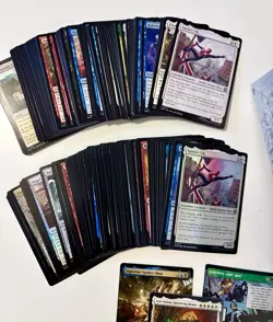 MTG Spider-man 140 Card Lot, Collector Storage Box. Anti-Venom. No Duplicates NM - Image 5