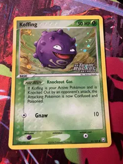 Koffing 61/109 EX Team Rocket Returns Stamped Reverse Holo Pokemon TCG Card NM - Image 1