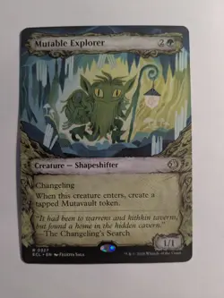 Mutable Explorer #327 (Showcase) Regular Lorwyn Eclipsed MtG - Image 1