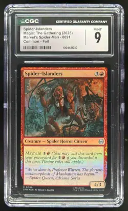 2025 Magic MTG Marvel's Spider-Man Spider-Islanders Foil #0091 CGC 9 - Image 1