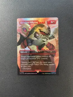 2025 Magic The Gathering SLD Deadpool Foil Borderless Harmless Offering BJST - Image 1