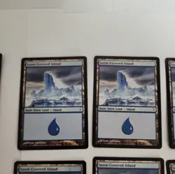 Magic the Gathering MTG 10X Snow-Covered Island Coldsnap Lot near mint LOOK - Image 3