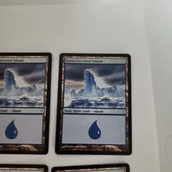 Magic the Gathering MTG 10X Snow-Covered Island Coldsnap Lot near mint LOOK - Image 4