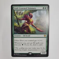 x1 Leaf-Crowned Visionary NM Dominaria United - Image 1