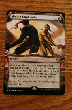 MTG Molten Duplication Showcase Outlaws of Thunder Junction: the Big Score M/NM - Image 1