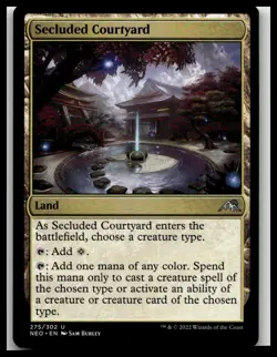 Kamigawa: Neon Dynasty #275 Secluded Courtyard - Image 1