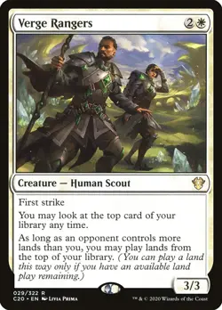 MTG Verge Rangers ** Commander 2020 ** English (NM) - Image 1