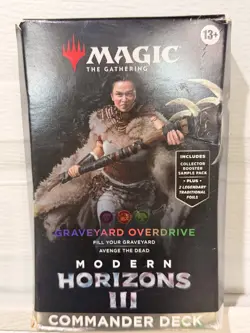 Modern Horizons 3 COMMANDER DECK GRAVEYARD OVERDRIVE MAGIC THE GATHERING - Image 1
